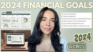 MY 2024 FINANCIAL GOALS | 2023 Financial Year in Review, Lets Set Goals for 2024