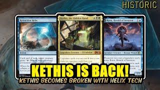 Kethis Just Got Even More Broken! Helix Tech Unlocks More Infinite! | Historic BO3 | MTG Arena