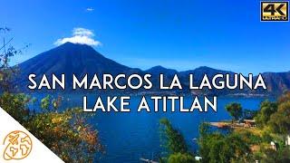 San Marcos La Laguna Lake Atitlan 4k Guatemala Hippie Town Travel Video Show