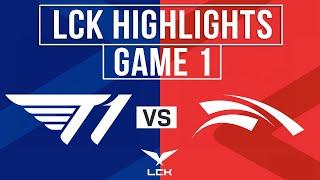 T1 vs HLE Highlights Game 1 | LCK 2025 | T1 vs Hanwha Life Esports