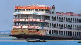 Dhaka Barisal route Queen M.V. Surovi-9 Passenger Ship | Luxurius Passenger Ship Surovi-9 Launch