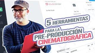 5 PROGRAMAS, HERRAMIENTAS y APPS ESENCIALES para la PREPRODUCCIÓN CINEMATOGRÁFICA