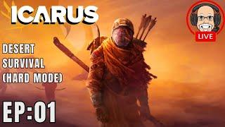 ICARUS Hardcore Survival : EP01 (SOLO) : Never Surrender! (AKA.. It Was A Tough Start )