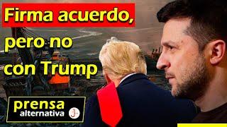 BOMBAZO Zelenski pacta tierras raras, pero no con Trump ¿Con quién fue?