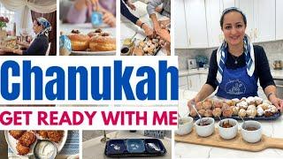 Get Ready With Me for Chanukah Decorations, Donuts & Perfect Oven Baked Crispy Latke Recipes BTS