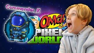 Commander_K TULI MUN MAAILMAAN!! (Pixel Worlds Suomi)