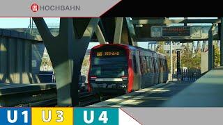 Die Hamburger Hochbahn Linien U1, U3, U4 | JM Simulation