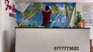 Hướng dẫn thi công tranh 3D cảnh biển tại nhà   0777773622