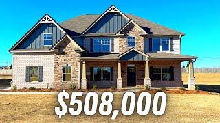 Locust Grove, GA | Capshaw Homes - Johnston Plan | 3862 SQFT | Nine Oaks | Atlanta Georgia Suburbs