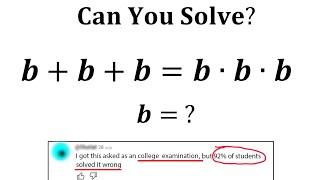 "I got this asked as a College interview question, and I FAILED to answer"