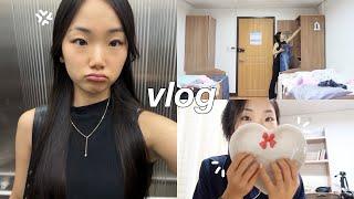 korea uni vlog: busy life na faculdade, arrume-se comigo, night life, novidades, o que eu como, etc!