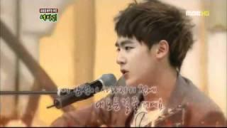 Nichkhun sing I'm Yours(with guitar)