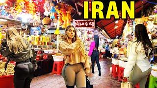 What People in IRAN are Really Like!!  Walking in the beautiful and lovely market in IRAN 2024