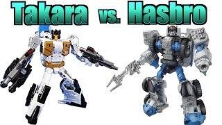 Transformers Toys  - Takara vs. Hasbro - Cominber Wars vs. Unite Warriors