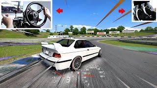 Live for Speed Gameplay (2022) | Drifting BMW E36 M3 - w/Steering Wheel & Pedal Setup