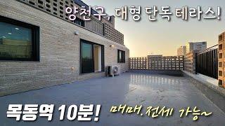 [서울테라스빌라] 5호선 목동역 도보10분! 풀옵션 3룸! 목동 학군 + 현대백화점 + 마트 + 대단지아파트 인프라 / 8m 대형테라스가 있는 양천구목동신축빌라 [이음주택1833]