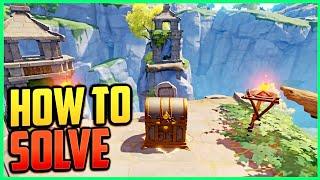 How To Solve Qingxu Pool Five Geo Pavilions Seals Puzzle Full Complete Guide in Liuye Genshin Impact