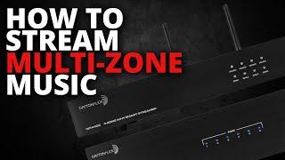 Connecting your Multi-zone streamer to an Amplifier. The WFA400 and the MA1240.