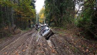 Нива против Ниссан Патрола  и Киа Заруба в Карпатах  3 День с Геной часть 2