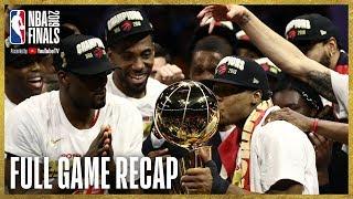 RAPTORS vs WARRIORS | Toronto Wins First NBA Championship! | NBA Finals Game 6