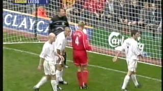 Liverpool 1 Leeds United 1 Premier League (13 Oct 2001)