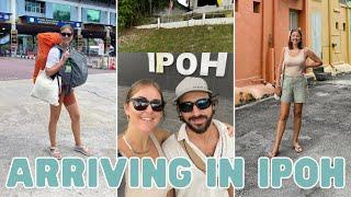 Arriving in Ipoh, Malaysia. Ipoh Travel Vlog. Park, Graffiti, Shopping, Market & Food!