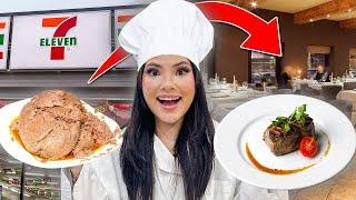 TURNING CHEAP FOOD INTO GOURMET (BUDGET CHALLENGE) | FROM FAST FOOD INTO FANCY MEAL BY SWEEDEE