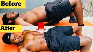 4-Mins Plank Home Exercise to get Abs!