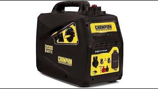 Champion Generator spark plug removal - 2000W inverter