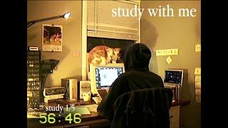 study with me pomodoro! rain sounds, 10-min break, no music