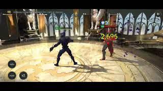 Hellfreak (39 power) vs Lord Shazar (50 power) MANUAL fight