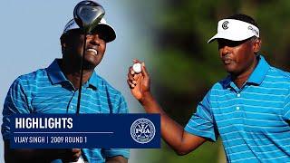 Every Shot from Vijay Singh's Superb First Round at Hazeltine | 2009 PGA Championship