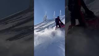 Mountain snowmobiling paradise