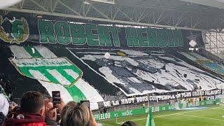 AMBIANCE ASSE - OM (03/04/2022) (2-4) (STADE GEOFFROY GUICHARD) - PUBLIC EXEMPLAIRE MALGRE LE SCORE