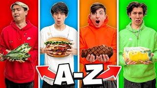 EATING ALL FOODS FROM (A To Z) CHALLENGE