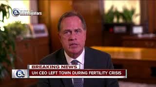 University Hospitals CEO left as fertility clinic crisis unfolded