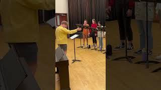 Conducting soaring Sopranos!!! Full video in comments #choir #composer #composition #music #soprano