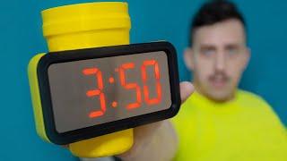 I made an alarm clock that's also a drinking glass | #shorts