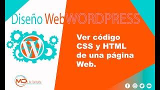 Cómo inspeccionar código css y html en las páginas web.