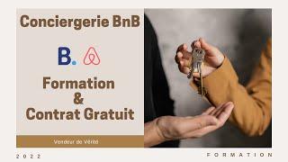 CONCIERGERIE BNB: FORMATION & CONTRAT GRATUIT