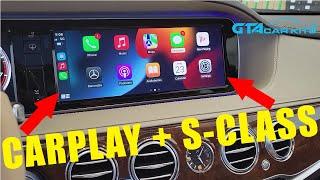 How to install Wireless CarPlay and AndroidAuto in Mercedes S-Class 2014 2015 2016 2017 NTG5