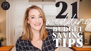 21 Wedding BUDGET SAVING Tips