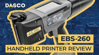 EBS-260 Handjet Portable Inkjet Printer Overview