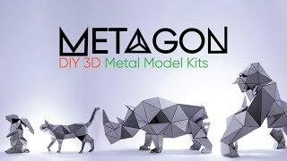 METAGON | Amazing DIY 3D Metal Model Kits, Easy, Large