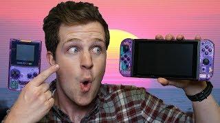 DIY Clear Atomic Purple Nintendo Switch!