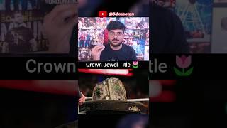 WWE Crown Jewel Championship is beautiful but why!?  #CrownJewel #CodyRhodes #WWE