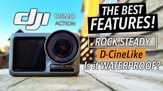 DJI OSMO ACTION | Best features - ROCKSTEADY | D-CINELIKE - Is it Waterproof? REVIEW