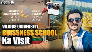 Vilnius University Business School  | Fun Activity | Campus Review ⭐#vilnius #lithuania #vlog