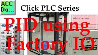Factory IO(3D)를 사용하여 PLC PID를 클릭합니다.