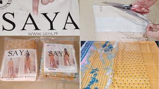 SAYA Brand Online Shopping Review ||Introducing the Exquisite Saya Saffron Collection 2023